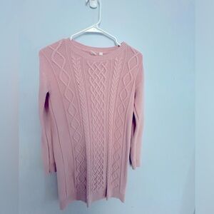 Gap girls pink sweater dress size XXL